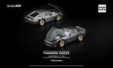  Mô hình xe Toyota Rocket Pandem 280ZX gun metal mở được capo tỉ lệ 1:64 Poprace PR640390 