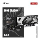 Mô hình xe container Container Truck - Dragon of Bones Livery Skeleton tỉ lệ 1:64 Coolcar CC644031 