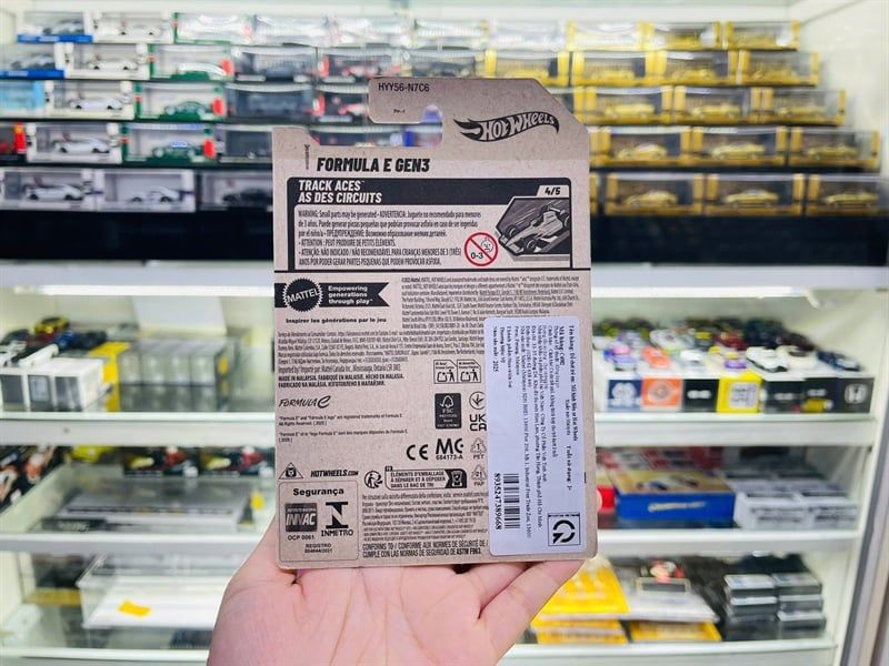  Mô hình xe FE Formula E Gen3 Hotwheels kim loại có bản quyền chính hãng tỉ lệ 1:64 C4982-F1 