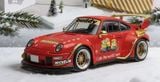  Mô hình xe Porsche RWB RauhWelt 993 Christmas verion Minions 2025 tỉ lệ 1:64 Sw Ultimate OT64728 