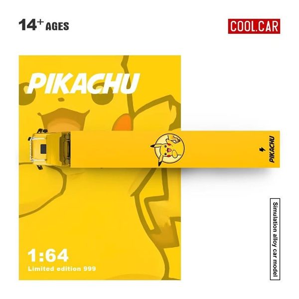  Mô hình xe container Scania S730 V8 container truck Pikachu coating limited 999pcs tỉ lệ 1:64 Cool car CC644025 