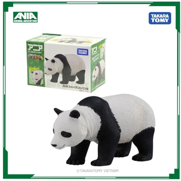  Mô hình động vật gấu trúc lớn ANIA AS-03 Giant Panda Takara Tomy 487937 