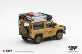  Mô hình xe Land Rover Defender 90 1985 Camel Trophy Borneo Team Japan tỉ lệ 1:64 MiniGT MGT01307 
