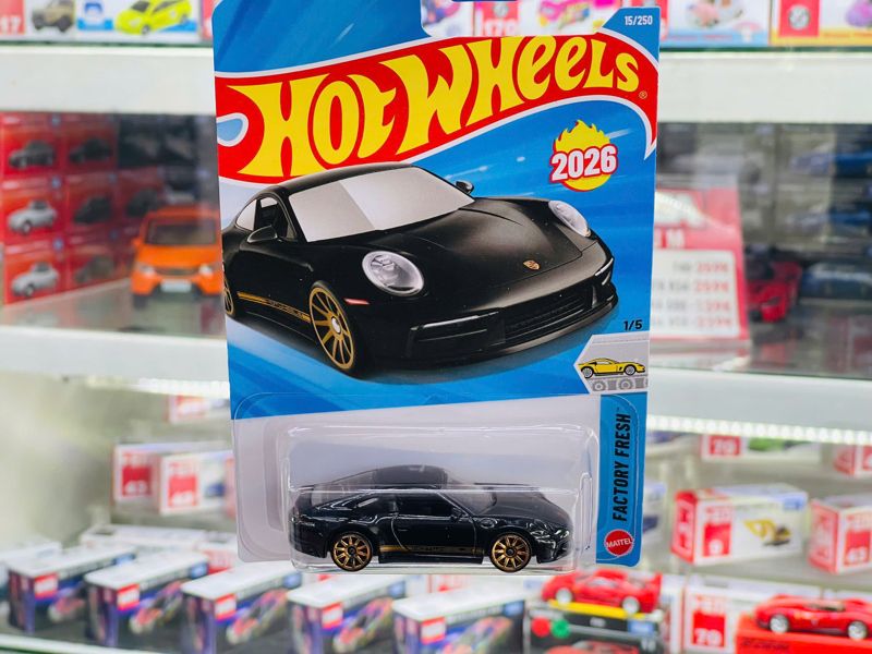  Mô hình xe Porsche 911 Carrera T Hot Wheels kim loại có bản quyền chính hãng tỉ lệ 1:64 C4982-PO 