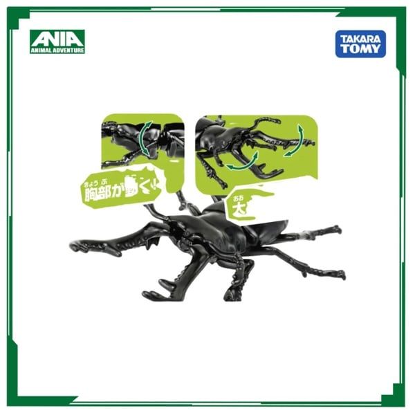 Mô hình động vật Bọ cánh cứng Ania AS-40 Prosopocoilus Giraffa Takara Tomy 210368 