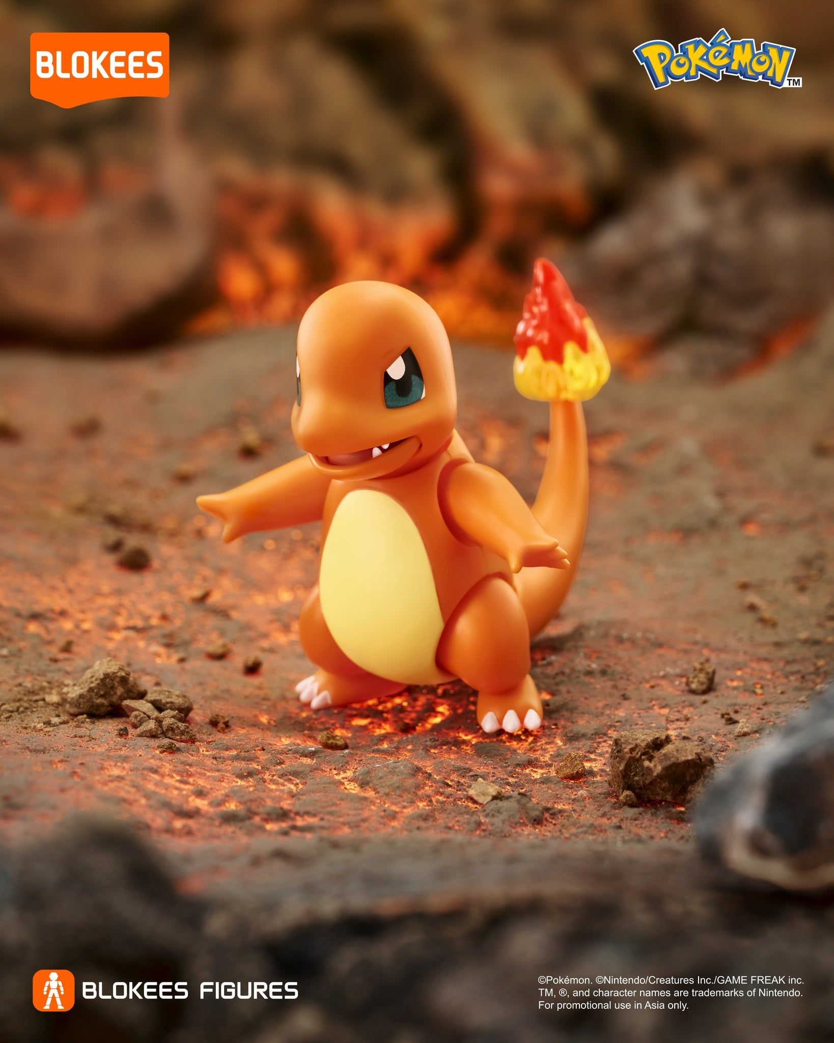  Mô hình lắp ráp Pokemon CV S Prologue of Adventure Charmander EP06 Blokees 74006 