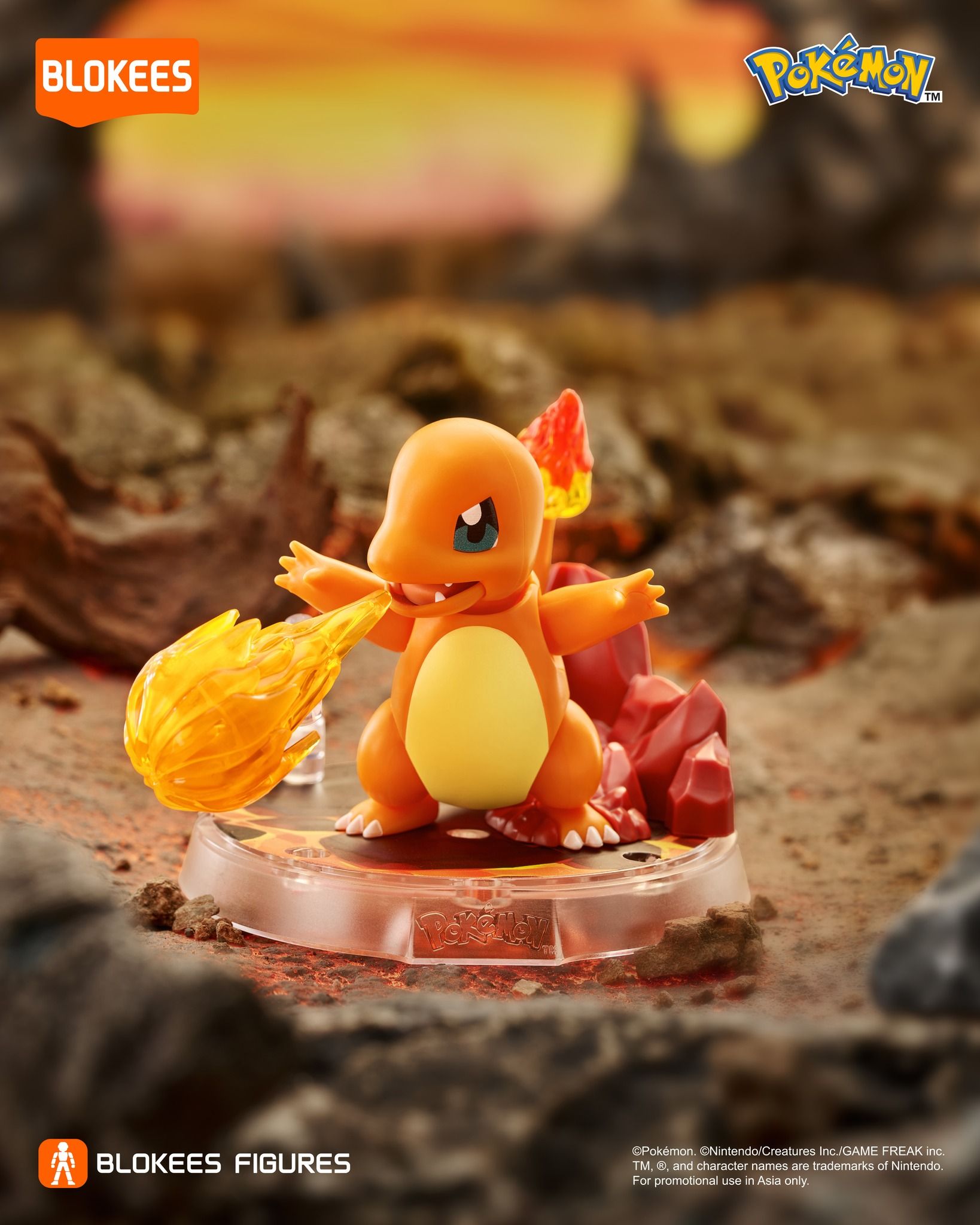  Mô hình lắp ráp Pokemon CV S Prologue of Adventure Charmander EP06 Blokees 74006 