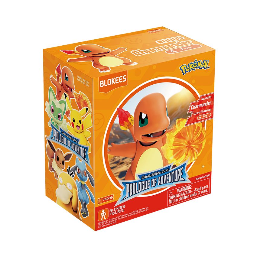  Mô hình lắp ráp Pokemon CV S Prologue of Adventure Charmander EP06 Blokees 74006 