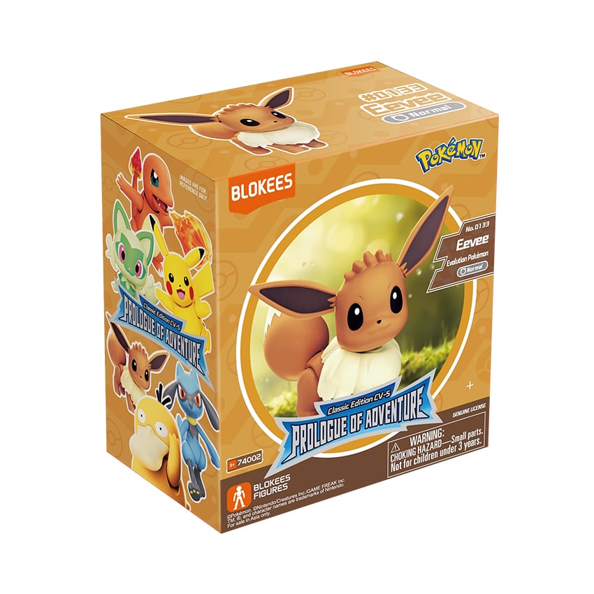  Mô hình lắp ráp Pokemon CV S Prologue of Adventure Eevee EP01 Blokees 74002 