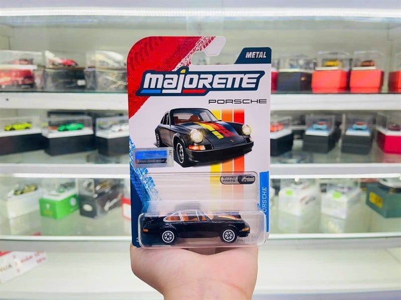  Mô hình xe Porsche 911 Carrera RS 2.7 black premium tỉ lệ 1:64 Majorette 8502100002 