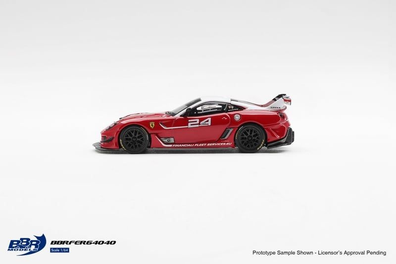  Mô hình xe Ferrari 599XX EVO #24 tỉ lệ 1:64 BBR BBRFER64040 