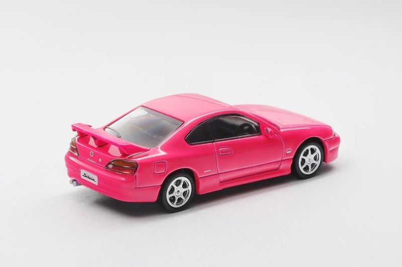  Mô hình xe Nissan S15 Pink tỉ lệ 1:64 Shadow LL-051-242 