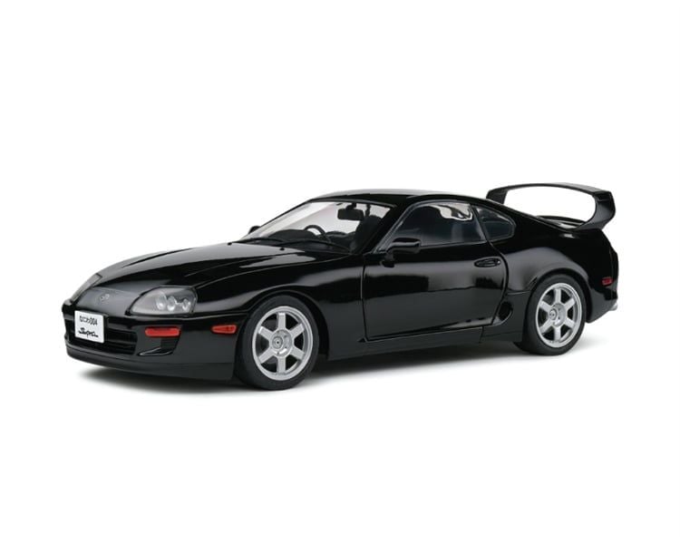  Mô hình xe ô tô Toyota Supra MK4 (A80) Astral black 1993 tỉ lệ 1:18 Solido model S1807606 
