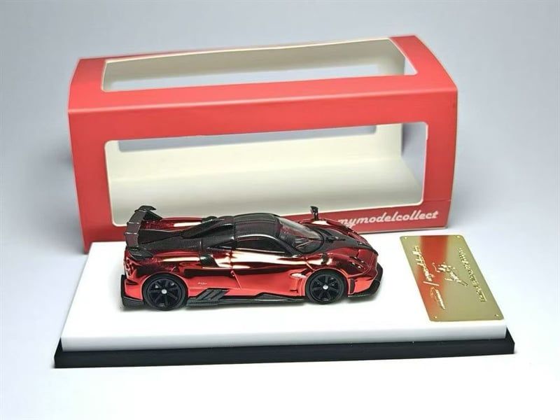  Mô hình xe Pagani Huayra Imola Pagani Huayra Imola Alloy Model tỉ lệ 1:64 Mymodelcollect MC640015B 