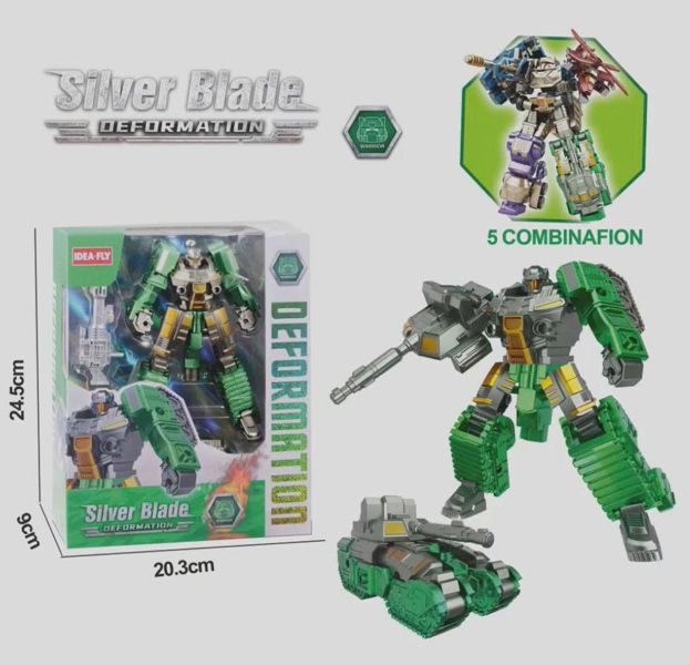  Mô hình xe Robot biến hình Sliver Blade Ultimate Destruction Deformation IDEAFLY HT12 