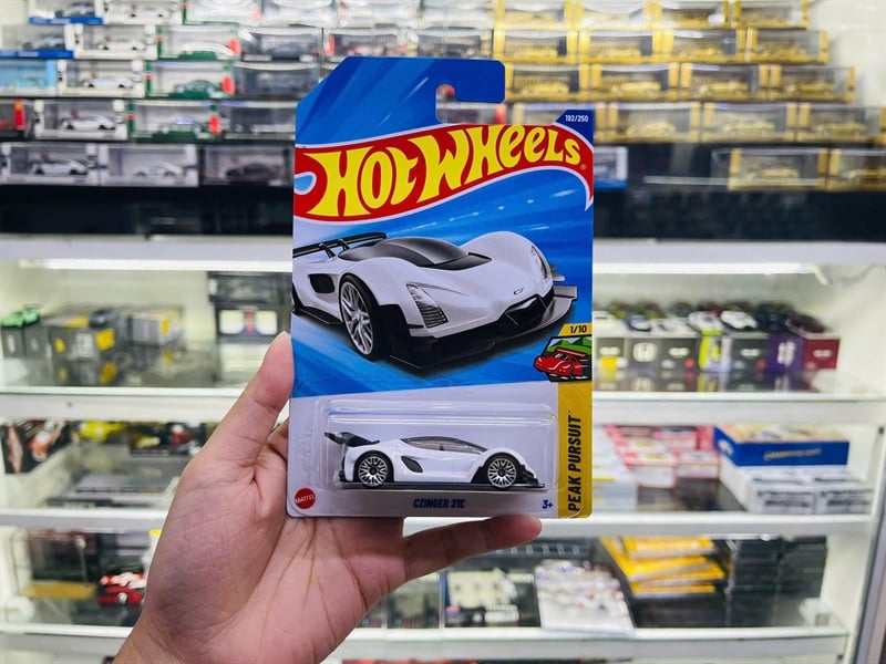  Mô hình xe Czinger 21C Hotwheels kim loại có bản quyền chính hãng tỉ lệ 1:64 C4982-CZ 