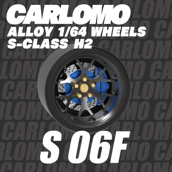  Phụ kiện độ bánh cho xe mô hình Carlomo Wheels S-Class kích thước 9,5mm bằng kim loại tỉ lệ 1:64 Carlomo S0 