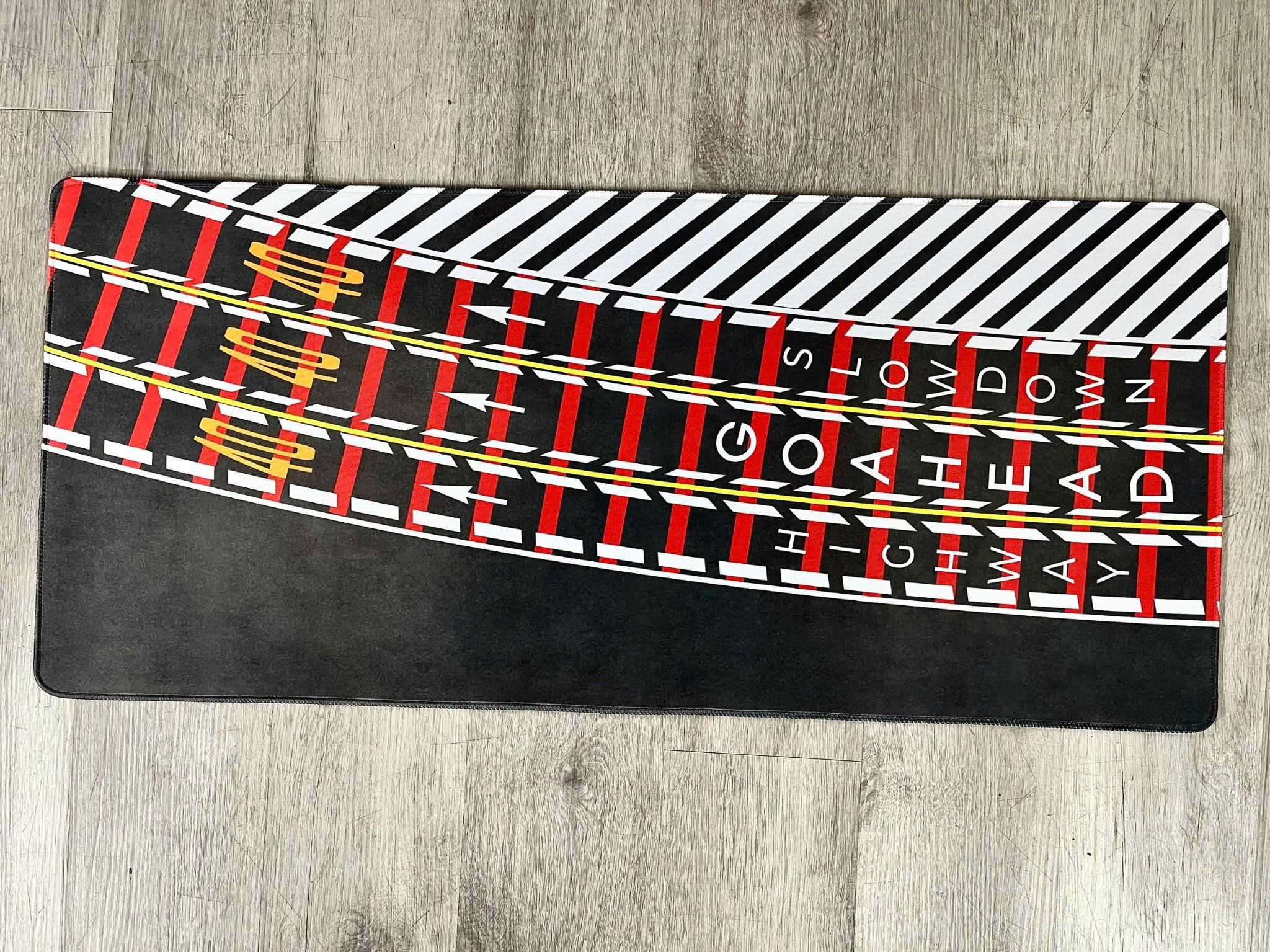  Phụ kiện thảm sa bàn chống trượt mô phỏng diorama đường cua cao tốc kích thước 90x40 cho mô hình xe 1:64 Autono1 PT024 