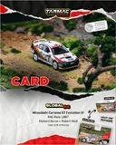  Mô hình xe Mitsubishi Carisma GT Evolution IV (RAC Rally 1997) card tỉ lệ 1:64 Tarmac Works T64G-076-97RAC02 