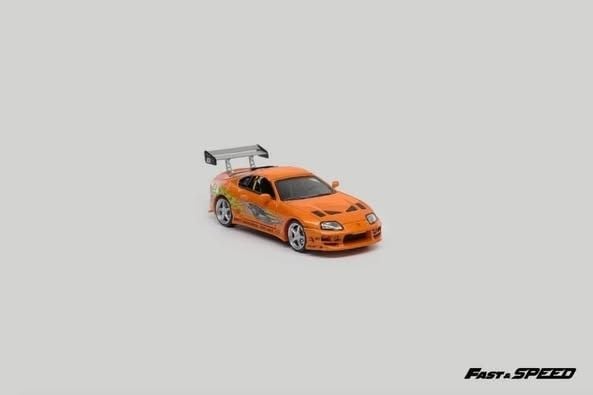  Mô hình xe Toyota Supra A80 Fast & furious mở mui tỉ lệ 1:64 Fast Speed OT64488 