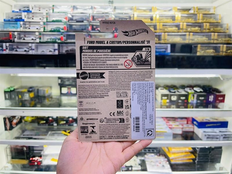  Mô hình xe Ford Model A Custom '31 Hotwheels kim loại có bản quyền chính hãng tỉ lệ 1:64 C4982-FO 