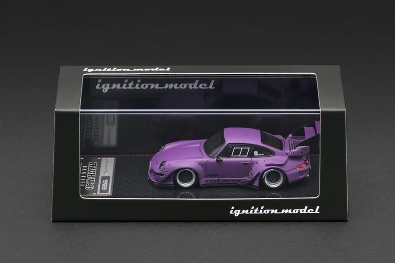  Mô hình xe RWB 993 Matte Purple tỉ lệ 1:64 Ignition Model IG3871 