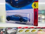  Mô hình xe Ferrari SF90 Stradale blue Hotwheels kim loại có bản quyền chính hãng tỉ lệ 1:64 C4982-FE 