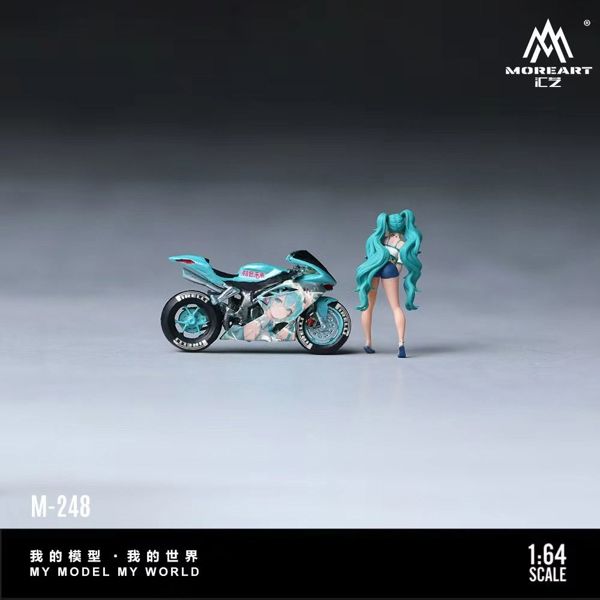  Mô hình nhân vật figure Hatsune Miku Motorized Figure Resin Model Kit tỉ lệ 1:64 More Art MO222248 