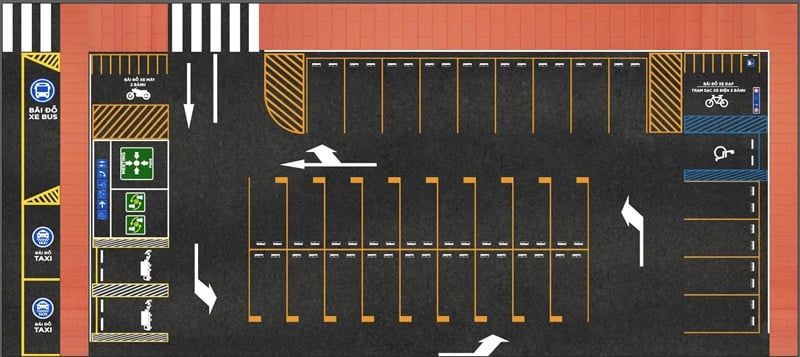  Phụ kiện thảm sa bàn chống trượt mô phỏng diorama bãi đỗ xe có nền gạch kích thước 90x40 cho mô hình xe 1:64 Autono1 PT026 