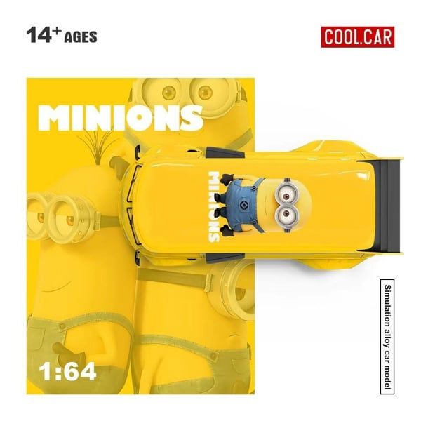  Mô hình xe Volkswagen T1 Minions-themed tỉ lệ 1:64 Coolcar CC642953 