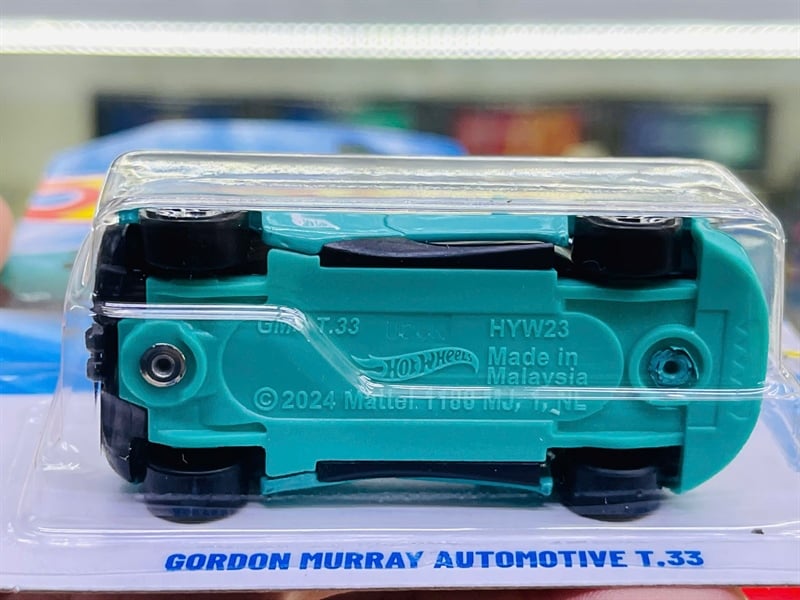  Mô hình xe Gordon Murray Automotive T.33 green Hotwheels kim loại có bản quyền chính hãng tỉ lệ 1:64 C4982-GY 