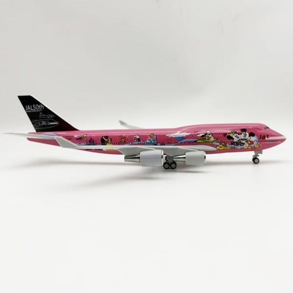  Mô hình máy bay Mickey JAL B747 có bánh xe - kích thước 30cm MB30052 