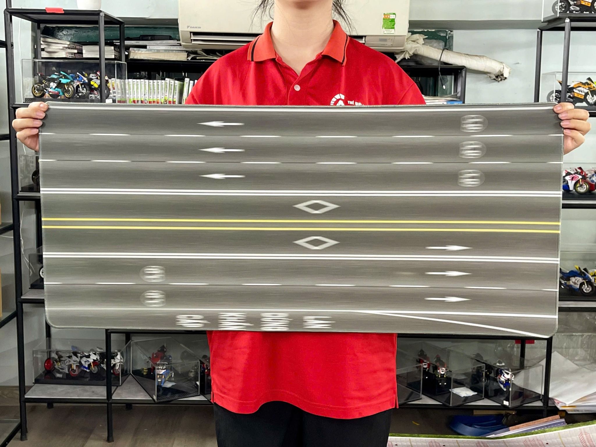  Phụ kiện thảm sa bàn chống trượt mô phỏng diorama cao tốc CT01 kích thước 90x40 cho mô hình xe 1:64 Autono1 PT027 