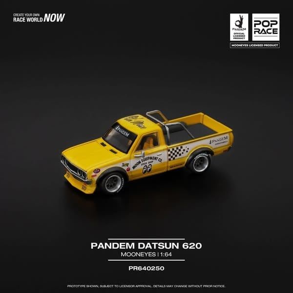  [Hàng loose] Mô hình xe Pandem Datsun 620 - Mooneyes tỉ lệ 1:64 Poprace PR640250 