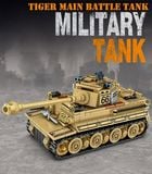  Mô hình lắp ghép xe tăng Tiger Military Tank 528 mảnh LY26 LG054 