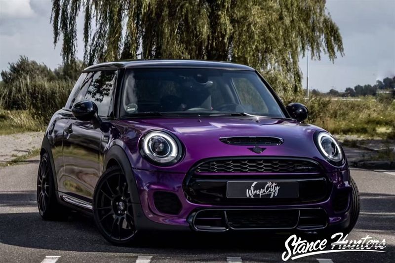  Mô hình xe Mini Cooper JCW (F56) Stance Hunters tỉ lệ 1:64 Alloy model OT64583 