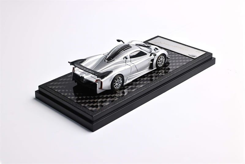  Mô hình xe ô tô Pagani Huayra R Sliver tỉ lệ 1:64 LCD models LCD64028-SI 