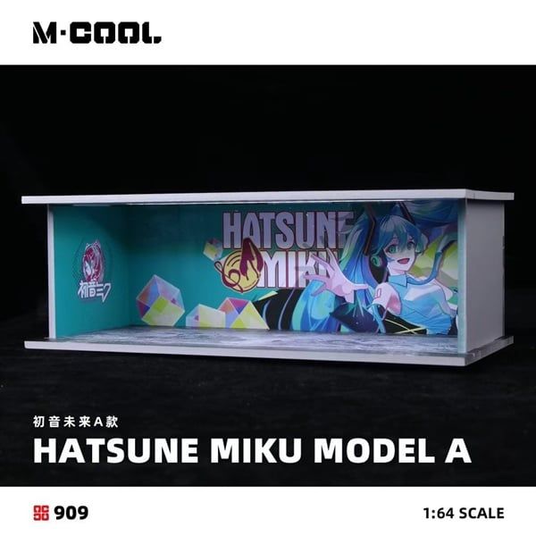  Hộp trưng bày mô phỏng garage/showrrom Hatsune Miku A có đèn led tỉ lệ 1:64 M · COOL MC914909 