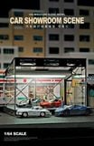  Hộp trưng bày mô phỏng showroom xe tường trong suốt tỉ lệ 1:64 Shou Cang Jia SCJ430 