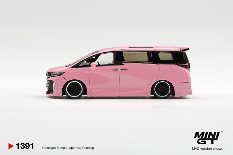  Mô hình xe Toyota Vellfire 40 KUHL Metallic Pink tỉ lệ 1:64 MiniGT MGT01391 