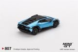  [Hàng Loose] Mô hình xe Lamborghini Huracán Sterrato Blu Aegir tỉ lệ 1:64 MiniGT MGT00807 