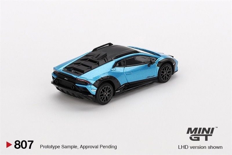  [Hàng Loose] Mô hình xe Lamborghini Huracán Sterrato Blu Aegir tỉ lệ 1:64 MiniGT MGT00807 
