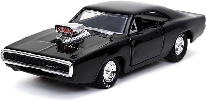  Mô hình xe Dom's 1970 Dodge Charger, Black Fast & Furious tỉ lệ 1:32 Jada 24075-34 