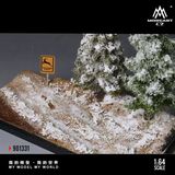  Hộp trưng bày mô phỏng diorama đồi thông tuyết kích thước 18cm x 8.5cm x 8.6cm tỉ lệ 1:64 MoireMO901331 