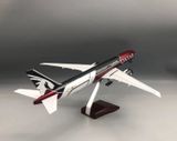  Mô hình máy bay dòng B B777 Qatar Formula 1 no led MB47125 