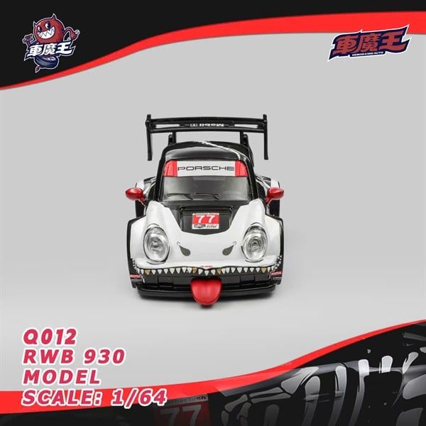  Mô hình xe Porsche 930 RWB Bone Dragon Livery tỉ lệ 1:64 Demon King Auto Q012 