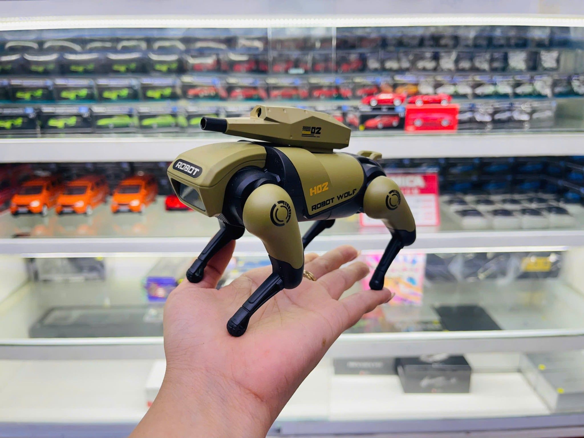 Mô hình robot thú cưng di chuyển được - có âm thanh đèn kích thước 15cm Henteng model 262A 