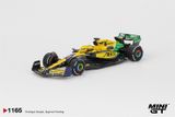  Mô hình xe McLaren MCL38 #81 Oscar Piastri 2024 F1 2024 Monaco GP 2nd Place card tỉ lệ 1:64 MiniGT MGT01165 NO CHASE CAR 