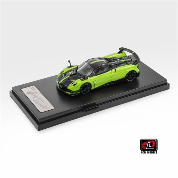  Mô hình xe Pagani Huayra Roadster BC Green tỉ lệ 1:64 LCD64011-GR 