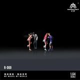  Mô hình nhân vật set figure 4 người Intimate Lover Doll Set Simulation Resin Model tỉ lệ 1:64 MoreArt MO223069 